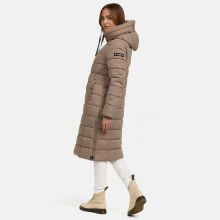 Navahoo Mondmaedchen Damen Winter Steppjacke Taupe Grey Größe M - Gr. 38