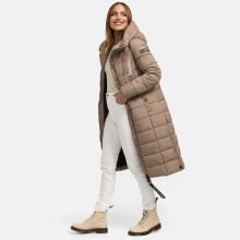 Navahoo Mondmaedchen Damen Winter Steppjacke Taupe Grey Größe M - Gr. 38