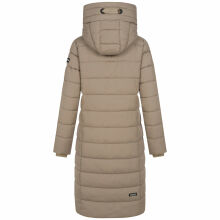 Navahoo Mondmaedchen Damen Winter Steppjacke Taupe Grey Größe M - Gr. 38
