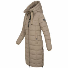 Navahoo Mondmaedchen Damen Winter Steppjacke Taupe Grey Größe M - Gr. 38