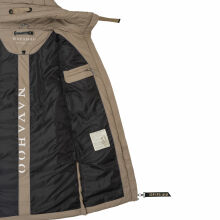 Navahoo Mondmaedchen Damen Winter Steppjacke Taupe Grey Größe M - Gr. 38