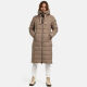 Navahoo Mondmaedchen Damen Winter Steppjacke Taupe Grey Größe M - Gr. 38