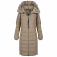 Navahoo Mondmaedchen Damen Winter Steppjacke Taupe Grey Größe M - Gr. 38