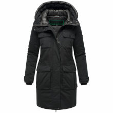 Navahoo Eissturm Damen Winterjacke Schwarz...