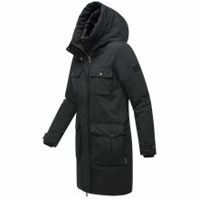 Navahoo Eissturm Damen Winterjacke Schwarz Größe XXXL - Gr. 46