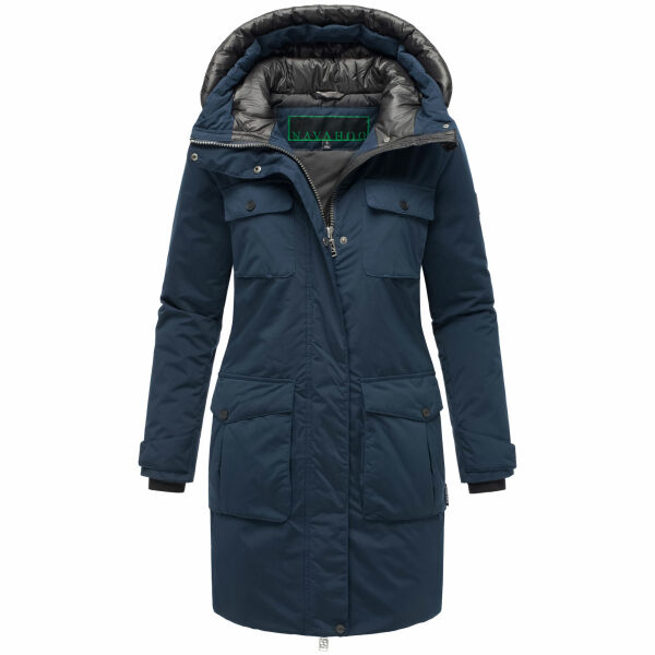 Navahoo Eissturm Damen Winterjacke Navy Größe XL - Gr. 42