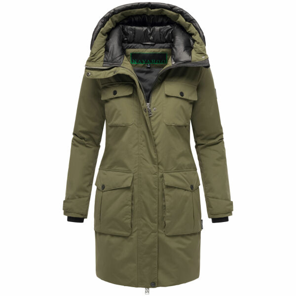 Navahoo Eissturm Damen Winterjacke Olive Forest Größe S - Gr. 36