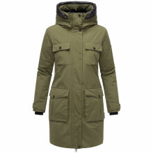 Navahoo Eissturm Damen Winterjacke Olive Forest Größe XXL - Gr. 44