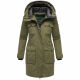 Navahoo Eissturm Damen Winterjacke Olive Forest Größe XXL - Gr. 44