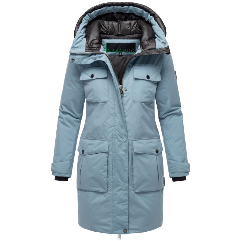 Navahoo Eissturm Damen Winterjacke Powder Blue Größe M - Gr. 38