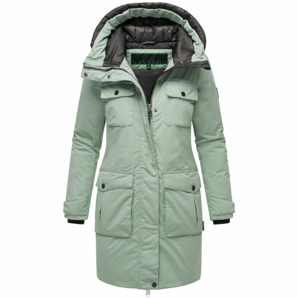 Navahoo Eissturm Damen Winterjacke Smokey Mint Größe L - Gr. 40