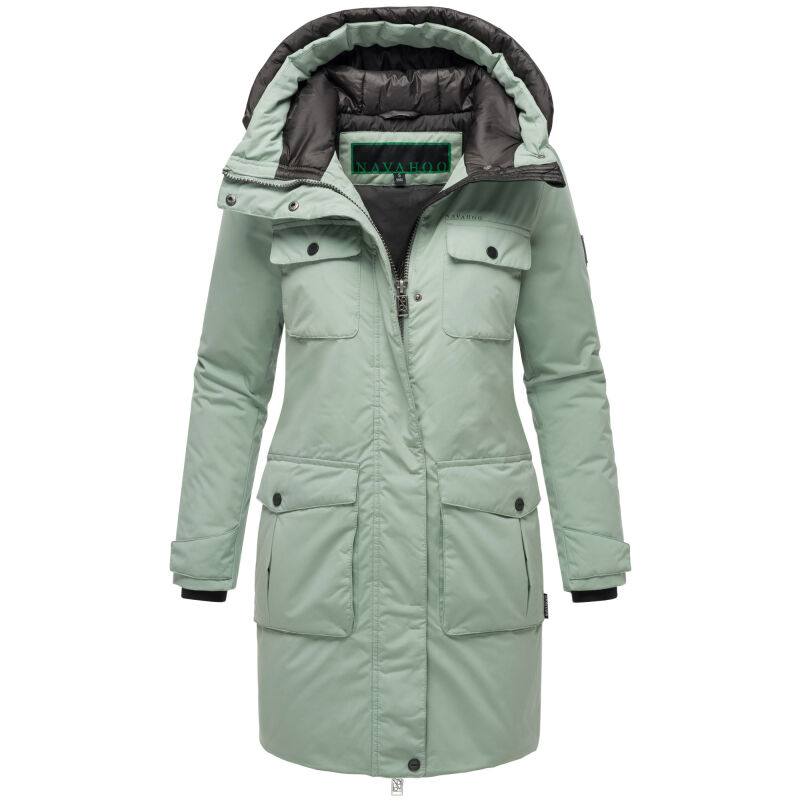 Navahoo Eissturm Damen Winterjacke Smokey Mint Gr&ouml;&szlig;e XXL - Gr. 44