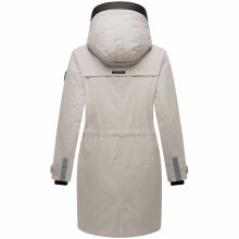 Navahoo Eissturm Damen Winterjacke Light Grey Größe S - Gr. 36