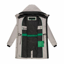Navahoo Eissturm Damen Winterjacke Light Grey Größe S - Gr. 36