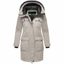 Navahoo Eissturm Damen Winterjacke Light Grey Gr&ouml;&szlig;e M - Gr. 38