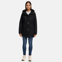 Navahoo Winterfunke Damen Winterjacke Schwarz Größe XXXL - Gr. 46