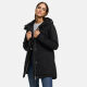 Navahoo Winterfunke Damen Winterjacke Schwarz Größe XXXL - Gr. 46