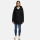 Navahoo Winterfunke Damen Winterjacke Schwarz Größe XXXL - Gr. 46