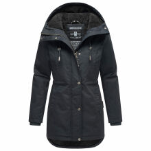 Navahoo Winterfunke Damen Winterjacke Navy Größe XXXL - Gr. 46