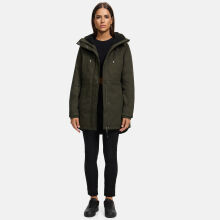 Navahoo Winterfunke Damen Winterjacke Olive Größe L - Gr. 40