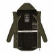 Navahoo Winterfunke Damen Winterjacke Olive Größe XXXL - Gr. 46
