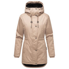 Navahoo Winterfunke Damen Winterjacke Beige Gr&ouml;&szlig;e S - Gr. 36