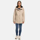 Navahoo Winterfunke Damen Winterjacke Beige Größe M - Gr. 38