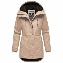 Navahoo Winterfunke Damen Winterjacke Beige Größe XL - Gr. 42