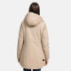Navahoo Winterfunke Damen Winterjacke Beige Größe XL - Gr. 42