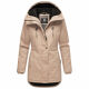 Navahoo Winterfunke Damen Winterjacke Beige Größe XL - Gr. 42