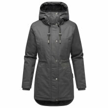 Navahoo Winterfunke Damen Winterjacke Anthrazit Größe M - Gr. 38