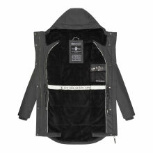 Navahoo Winterfunke Damen Winterjacke Anthrazit Größe M - Gr. 38