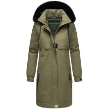 Navahoo Kaltwetterretter Damen Winterjacke Olive Forest Größe XS - Gr. 34