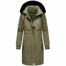 Navahoo Kaltwetterretter Damen Winterjacke Olive Forest Größe S - Gr. 36