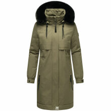 Navahoo Kaltwetterretter Damen Winterjacke Olive Forest Größe S - Gr. 36