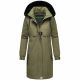 Navahoo Kaltwetterretter Damen Winterjacke Olive Forest Größe S - Gr. 36
