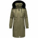 Navahoo Kaltwetterretter Damen Winterjacke Olive Forest Größe S - Gr. 36