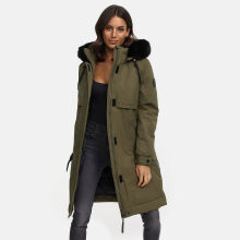Navahoo Kaltwetterretter Damen Winterjacke Olive Forest Gr&ouml;&szlig;e M - Gr. 38
