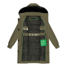 Navahoo Kaltwetterretter Damen Winterjacke Olive Forest Gr&ouml;&szlig;e L - Gr. 40