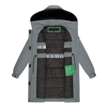 Navahoo Kaltwetterretter Damen Winterjacke Stormy Blue Gr&ouml;&szlig;e L - Gr. 40