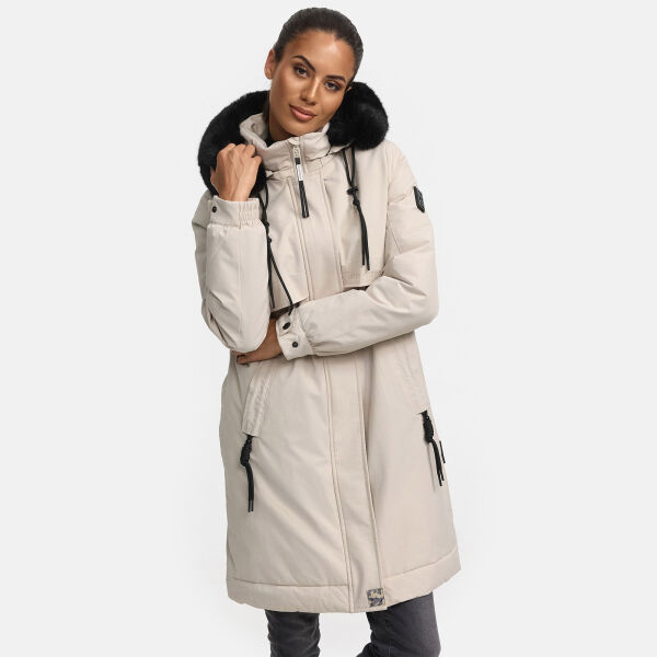 Navahoo Kaltwetterretter Damen Winterjacke Pearl Grey Größe S - Gr. 36