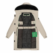 Navahoo Kaltwetterretter Damen Winterjacke Pearl Grey Größe S - Gr. 36