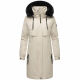Navahoo Kaltwetterretter Damen Winterjacke Pearl Grey Größe S - Gr. 36