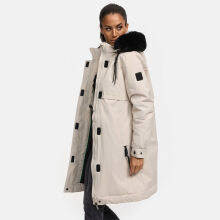 Navahoo Kaltwetterretter Damen Winterjacke Pearl Grey Gr&ouml;&szlig;e M - Gr. 38