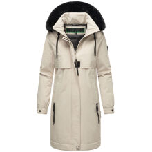 Navahoo Kaltwetterretter Damen Winterjacke Pearl Grey Gr&ouml;&szlig;e L - Gr. 40