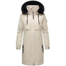 Navahoo Kaltwetterretter Damen Winterjacke Pearl Grey Gr&ouml;&szlig;e L - Gr. 40