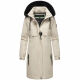 Navahoo Kaltwetterretter Damen Winterjacke Pearl Grey Größe XL - Gr. 42