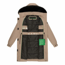 Navahoo Kaltwetterretter Damen Winterjacke Taupe Grey Größe XS - Gr. 34