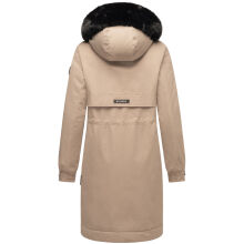 Navahoo Kaltwetterretter Damen Winterjacke Taupe Grey Gr&ouml;&szlig;e S - Gr. 36