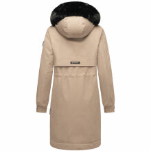 Navahoo Kaltwetterretter Damen Winterjacke Taupe Grey Größe XXXL - Gr. 46